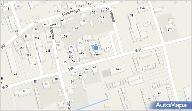 Ustronie Morskie, Wojska Polskiego, 15T, mapa Ustronie Morskie