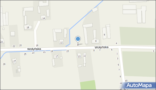 Wapiennik, Wołyńska, 10, mapa Wapiennik