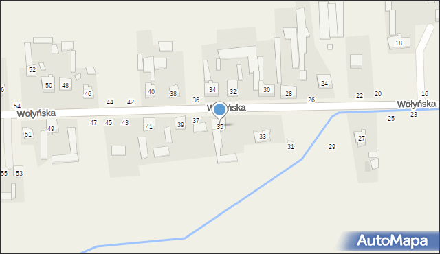 Wapiennik, Wołyńska, 35, mapa Wapiennik