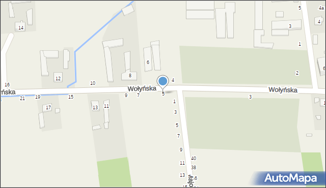 Wapiennik, Wołyńska, 5, mapa Wapiennik