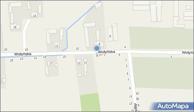 Wapiennik, Wołyńska, 9, mapa Wapiennik