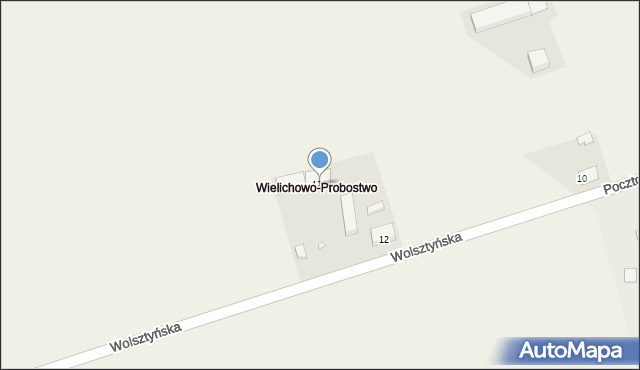 Wielichowo-Wieś, Wolsztyńska, 12A, mapa Wielichowo-Wieś