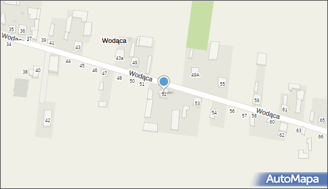 Wodąca, Wodąca, 52, mapa Wodąca