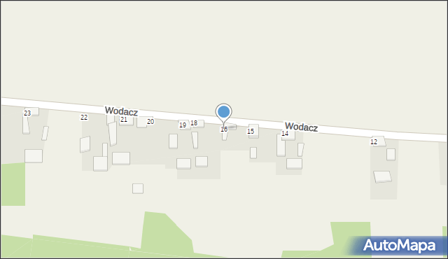 Wodacz, Wodacz, 16, mapa Wodacz