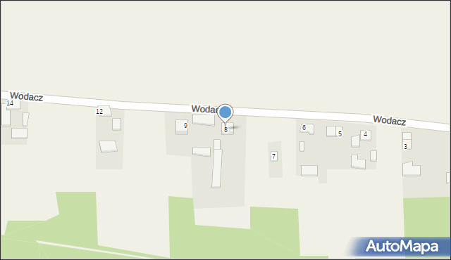 Wodacz, Wodacz, 8, mapa Wodacz