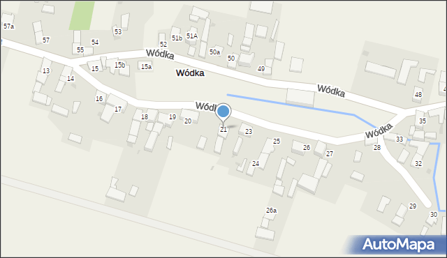 Wódka, Wódka, 21, mapa Wódka