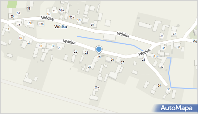 Wódka, Wódka, 25, mapa Wódka