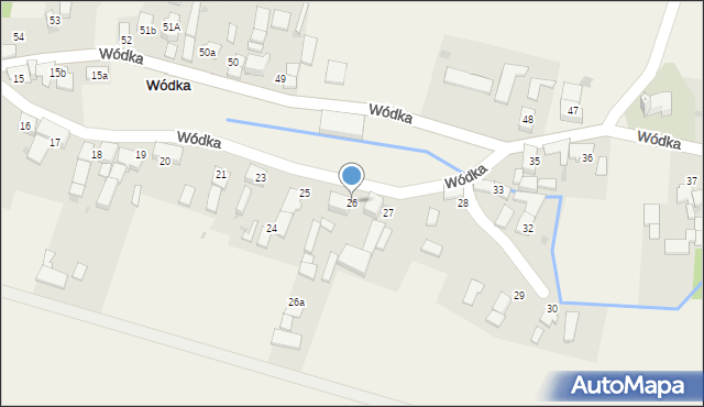 Wódka, Wódka, 26, mapa Wódka