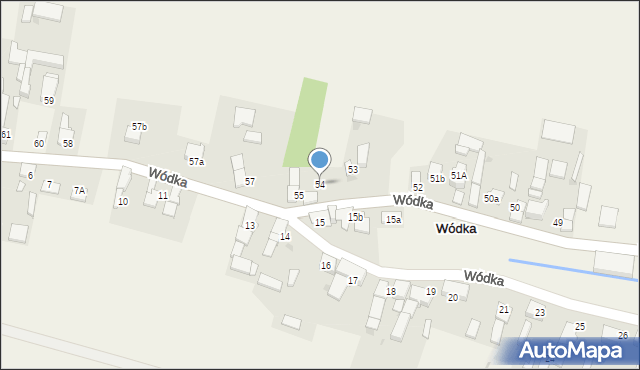 Wódka, Wódka, 54, mapa Wódka