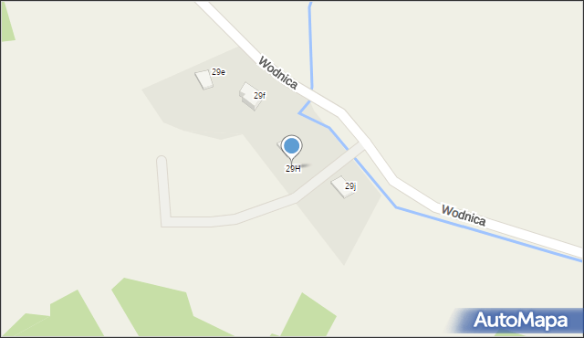 Wodnica, Wodnica, 29H, mapa Wodnica