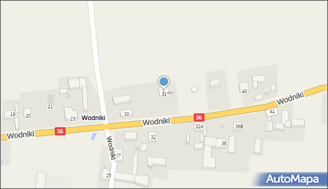 Wodniki, Wodniki, 31, mapa Wodniki