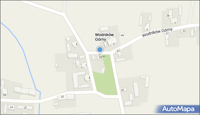 Wodników Górny, Wodników Górny, 19, mapa Wodników Górny