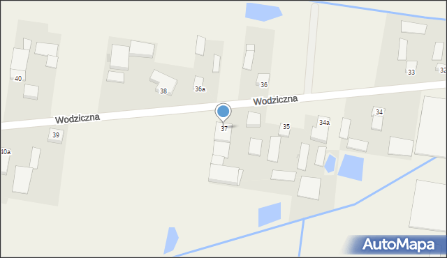 Wodziczna, Wodziczna, 37, mapa Wodziczna