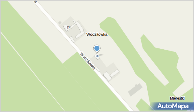 Wodziłówka, Wodziłówka, 16, mapa Wodziłówka