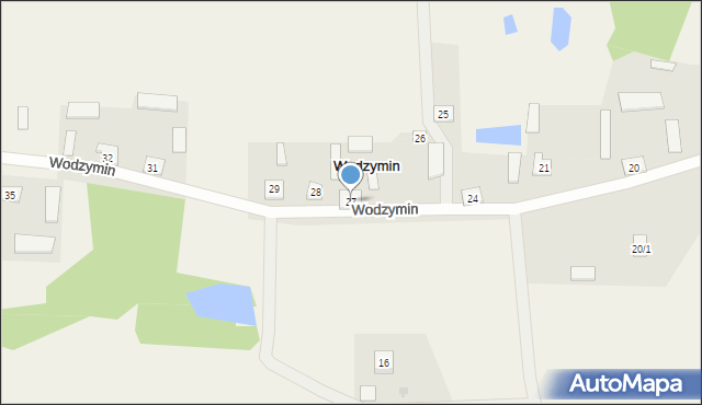 Wodzymin, Wodzymin, 27, mapa Wodzymin