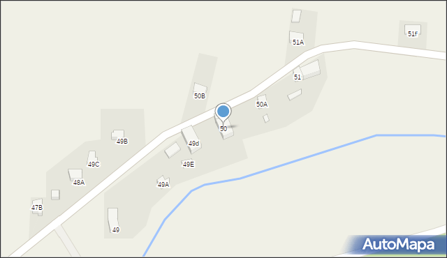 Wojanów, Wojanów, 50, mapa Wojanów