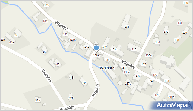 Wojbórz, Wojbórz, 139a, mapa Wojbórz