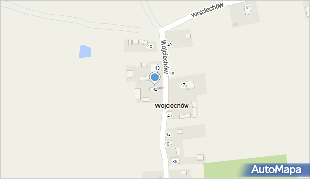 Wojciechów, Wojciechów, 41, mapa Wojciechów