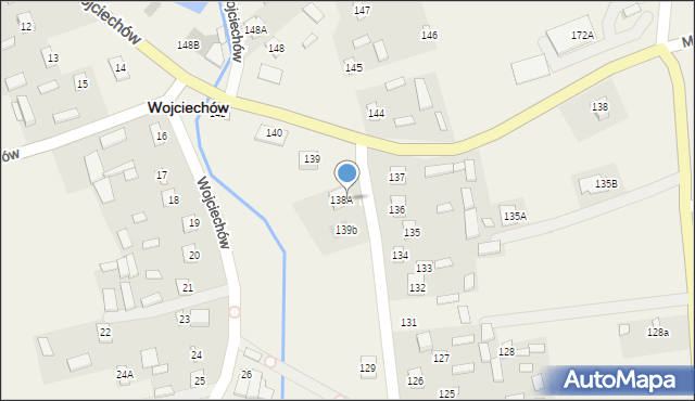 Wojciechów, Wojciechów, 139A, mapa Wojciechów