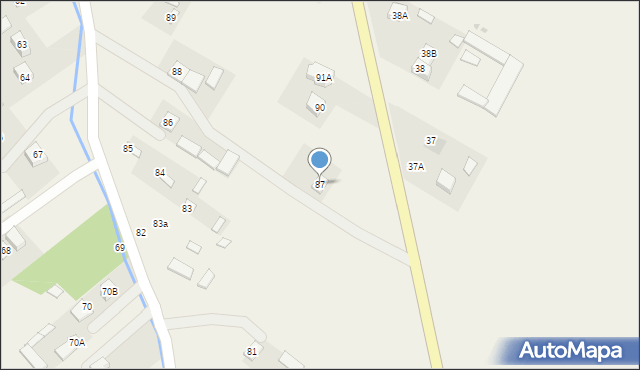 Wojciechów, Wojciechów, 87, mapa Wojciechów