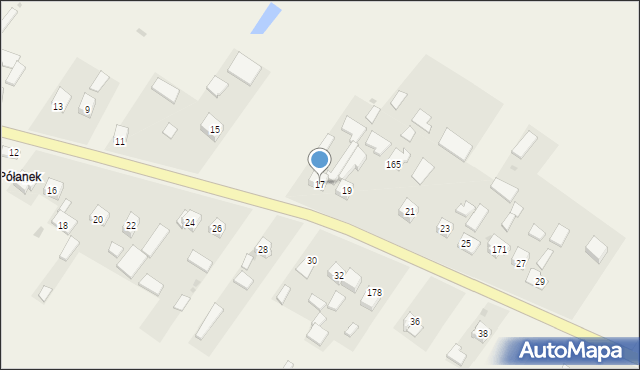 Wojciechów, Wojciechów, 17, mapa Wojciechów