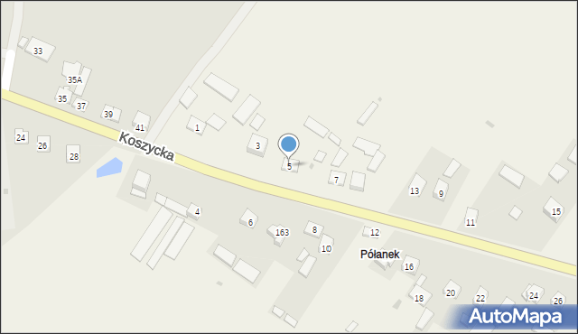 Wojciechów, Wojciechów, 5, mapa Wojciechów
