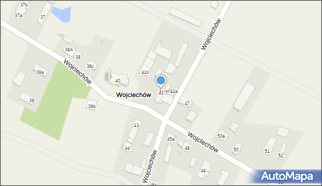 Wojciechów, Wojciechów, 41, mapa Wojciechów