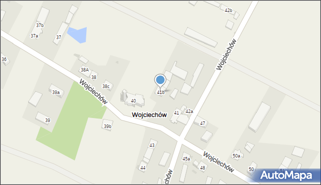 Wojciechów, Wojciechów, 41b, mapa Wojciechów