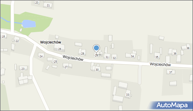 Wojciechów, Wojciechów, 29, mapa Wojciechów