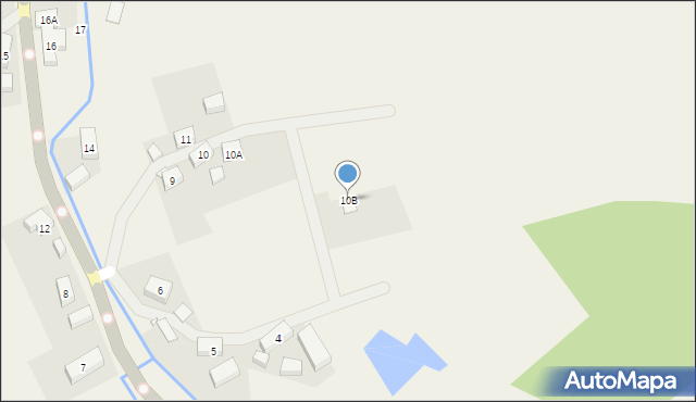 Wojciechów, Wojciechów, 10B, mapa Wojciechów