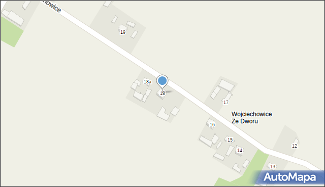 Wojciechowice, Wojciechowice, 18, mapa Wojciechowice