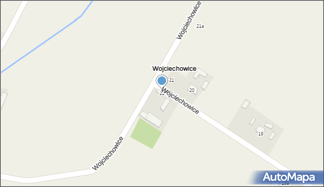 Wojciechowice, Wojciechowice, 22, mapa Wojciechowice