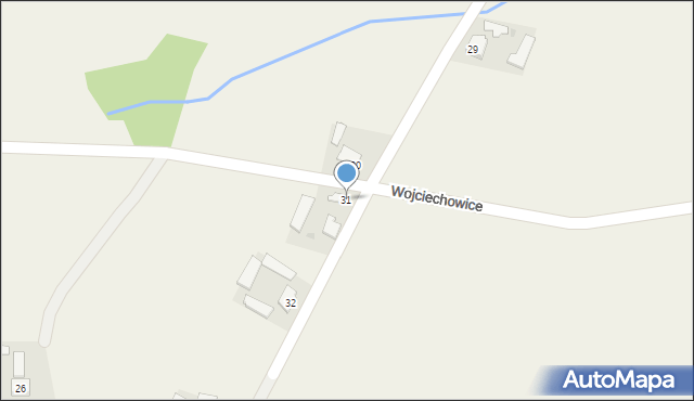 Wojciechowice, Wojciechowice, 31, mapa Wojciechowice