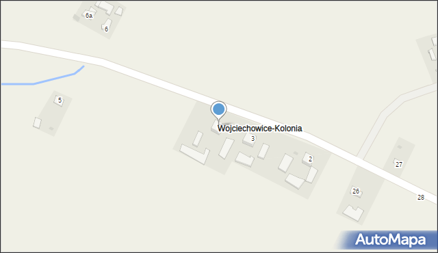 Wojciechowice, Wojciechowice, 4, mapa Wojciechowice