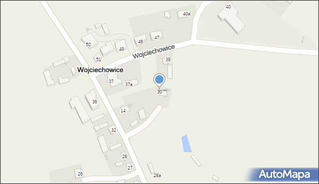 Wojciechowice, Wojciechowice, 30, mapa Wojciechowice