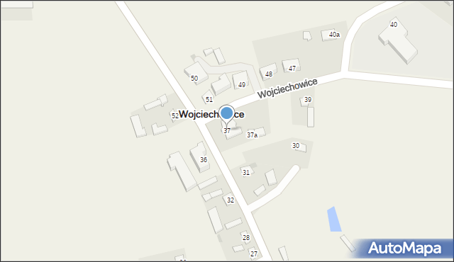 Wojciechowice, Wojciechowice, 37, mapa Wojciechowice