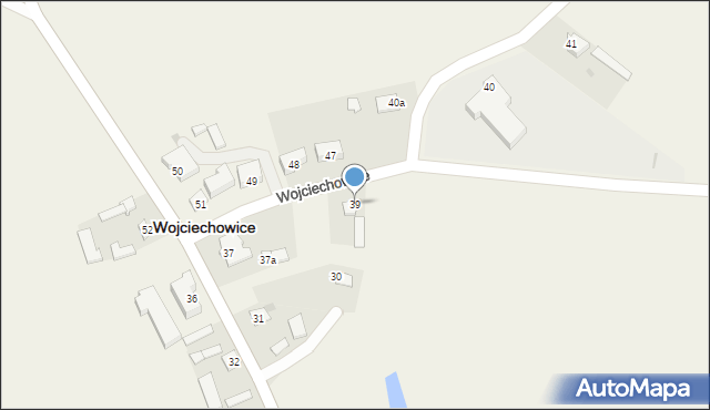 Wojciechowice, Wojciechowice, 39, mapa Wojciechowice