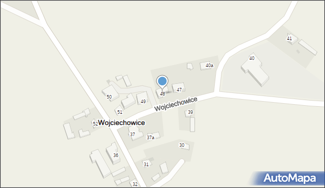 Wojciechowice, Wojciechowice, 48, mapa Wojciechowice