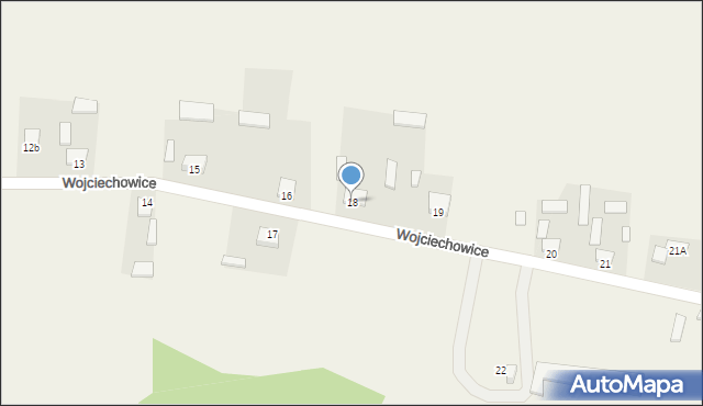 Wojciechowice, Wojciechowice, 18, mapa Wojciechowice