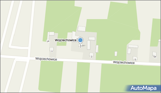 Wojciechowice, Wojciechowice, 2, mapa Wojciechowice