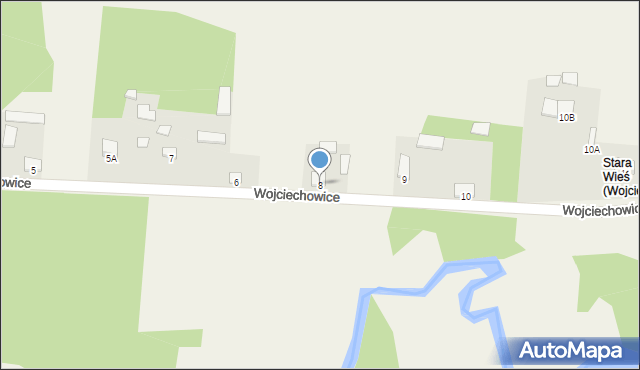 Wojciechowice, Wojciechowice, 8, mapa Wojciechowice