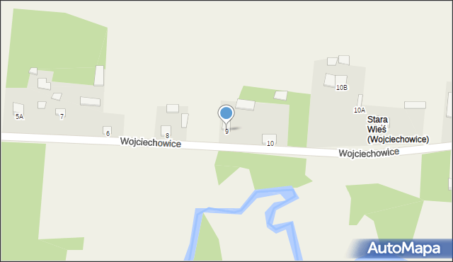 Wojciechowice, Wojciechowice, 9, mapa Wojciechowice