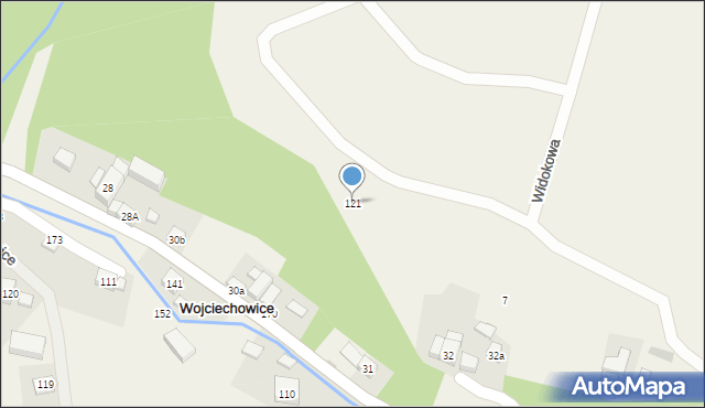 Wojciechowice, Wojciechowice, 121, mapa Wojciechowice