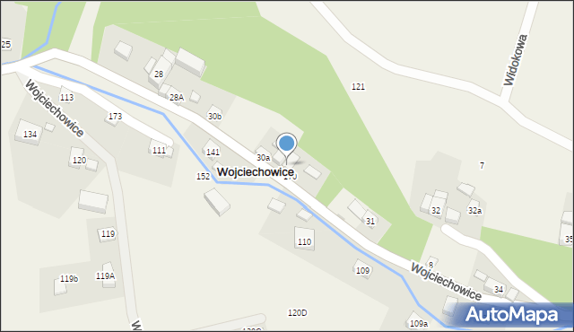 Wojciechowice, Wojciechowice, 171, mapa Wojciechowice