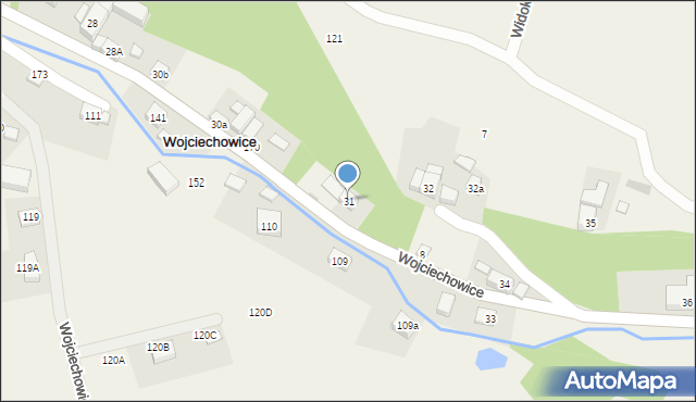 Wojciechowice, Wojciechowice, 31, mapa Wojciechowice