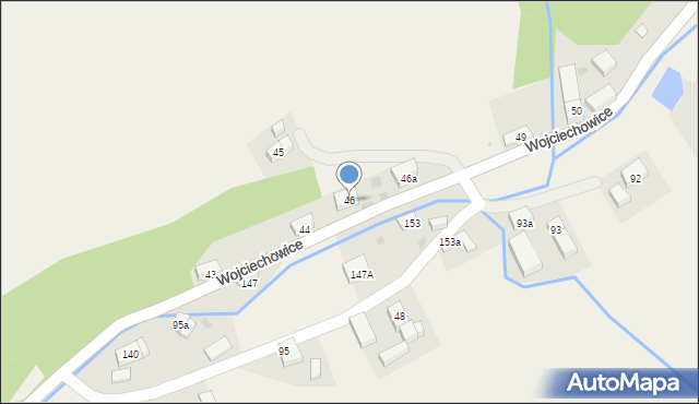 Wojciechowice, Wojciechowice, 46, mapa Wojciechowice