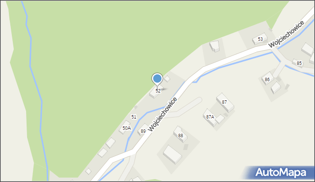 Wojciechowice, Wojciechowice, 52, mapa Wojciechowice