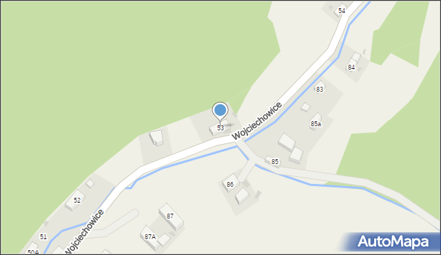 Wojciechowice, Wojciechowice, 53, mapa Wojciechowice
