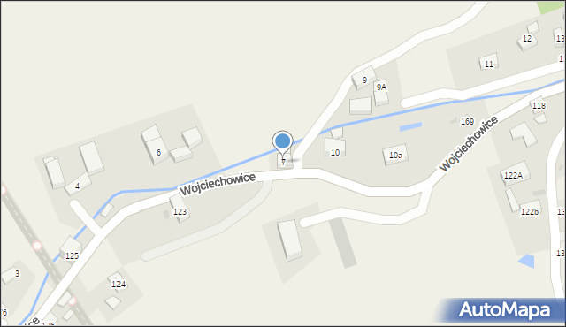 Wojciechowice, Wojciechowice, 7, mapa Wojciechowice