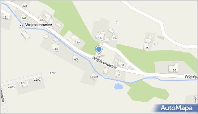 Wojciechowice, Wojciechowice, 8, mapa Wojciechowice